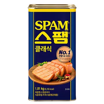 스팸클래식(부대 햄/캔/업소용/덕용/BOX) 1.81kg