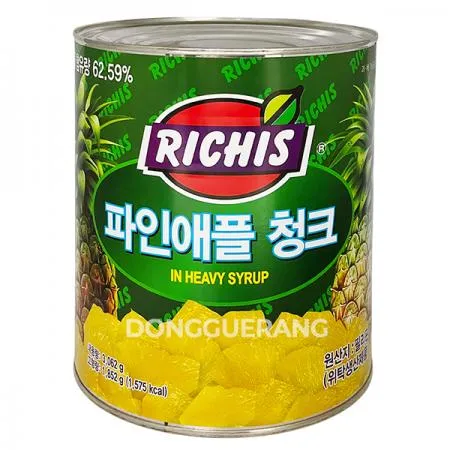 리치스 파인애플 청크(캔) 3,062g