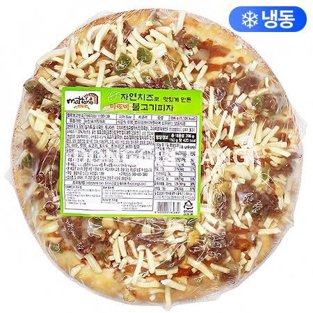 마또네 냉동불고기피자(조흥/10.6/레귤러) 396g 이미지
