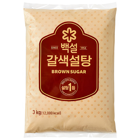 백설 갈색설탕 (황설탕) 3kg
