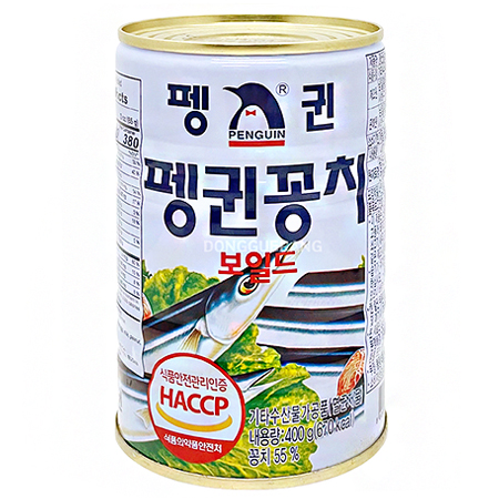 꽁치(펭귄/보일드/캔) 400g