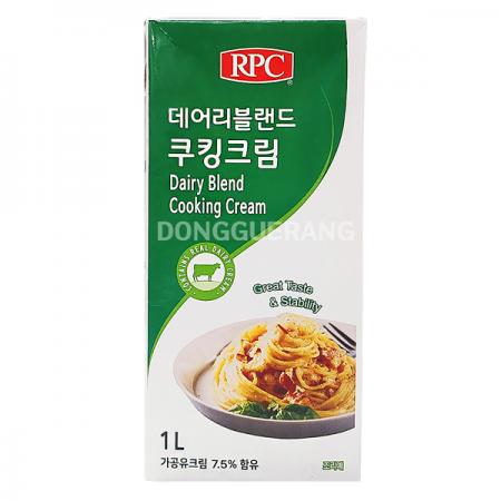 RPC 리치 데어리 블랜드 쿠킹크림 1L (동물성) 가공유크림7.5%함유 프리츠골드 휘핑크림 대체용 저렴이 이미지