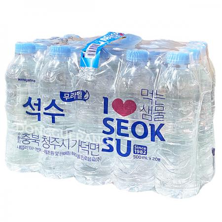 하이트진로 석수 (샘물/생수/물/무라벨) 500ml
