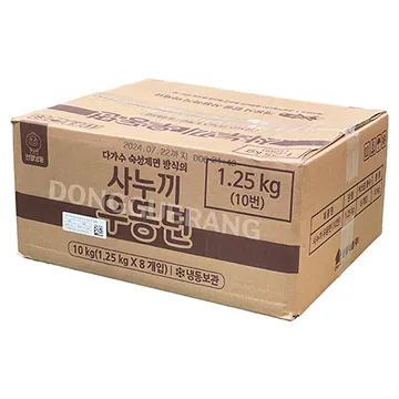 천일식품 사누끼 냉동 우동면(1.25kg(250gx5)x8봉 9.2Kg/BOX)