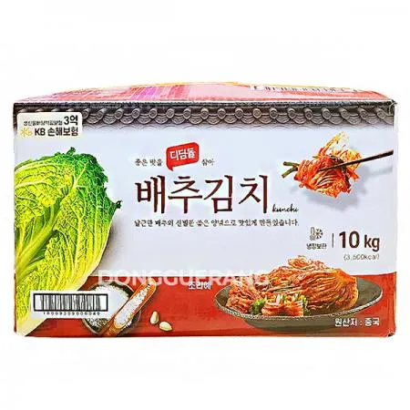 디딤돌 맛김치(중국산/노랑테이프) 10kg [반찬용/먹기좋게 썰은용도] 