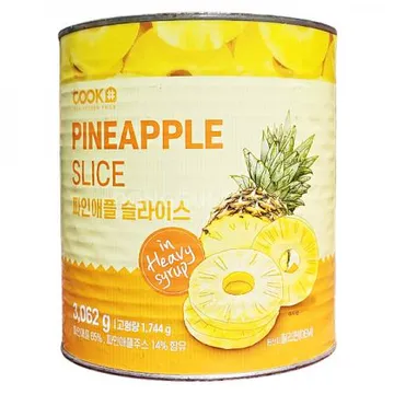 쿡샵 파인애플링 슬라이스 3kg