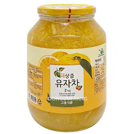 고흥 더상큼 유자차(유자청/과일청/음료) 2kg