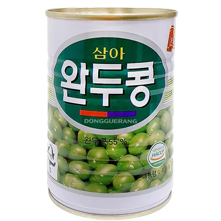삼아씨에프 완두콩(소/완두콩55%/캔) 400g 이미지