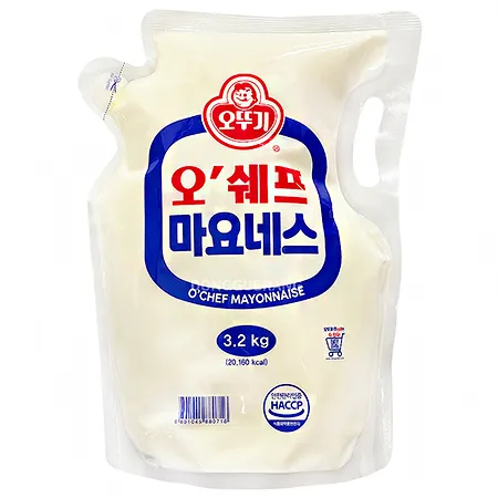 오쉐프 마요네즈(스탠딩파우치/오뚜기) 3.2kg ea 이미지