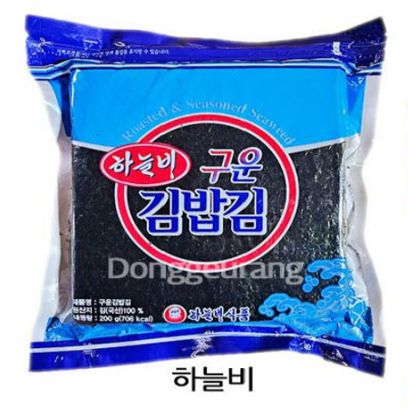 하늘비 구운 김밥김 국내산 100매 200g