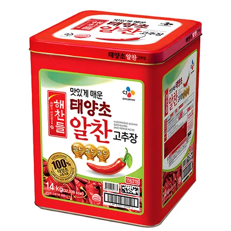 해찬들 태양초 알찬 고추장 14kg (캔)