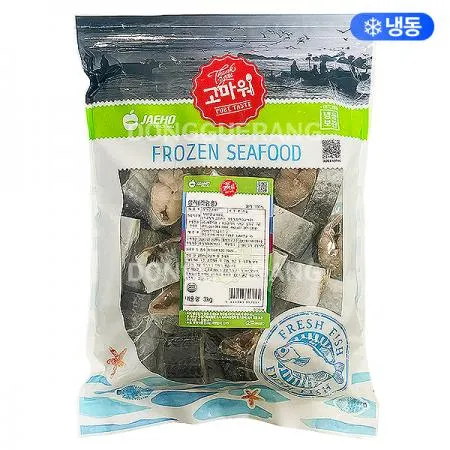 냉동 절단 삼치 3kg (조림용/내장제거/재호)