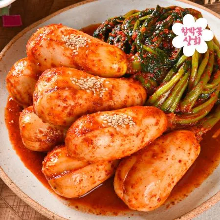 국내산100% 갓담은 전라도 총각김치 1kg