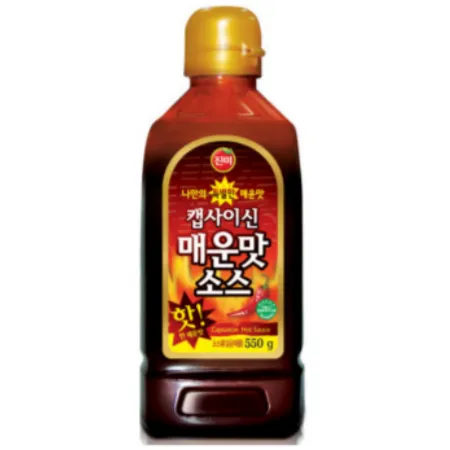 캡사이신 매운맛 소스 550G 진미 이미지