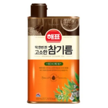고소한 참기름 500ML 사조해표 이미지