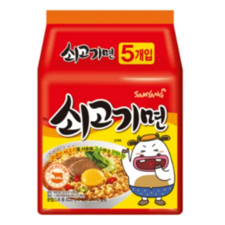 쇠고기면 멀티팩 5개입 삼양