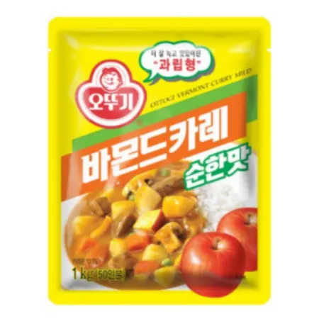 바몬드 카레 순한 맛 오뚜기 1KG