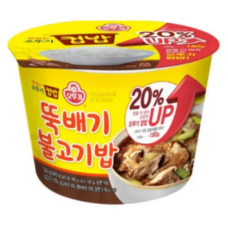 뚝배기 불고기밥 1BOX 320G X 12개입 오뚜기