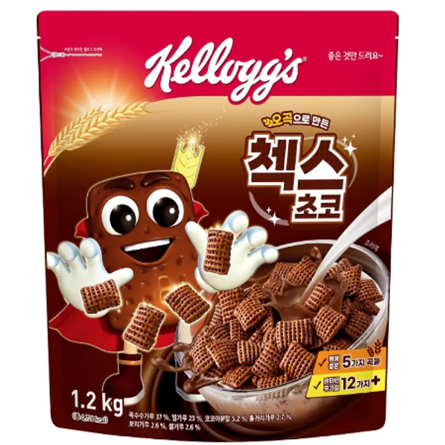 오곡 초코 첵스 업소용 1.2KG 켈로그 이미지