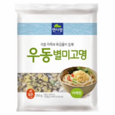 우동 별미 고명 야채맛 면사랑 250G