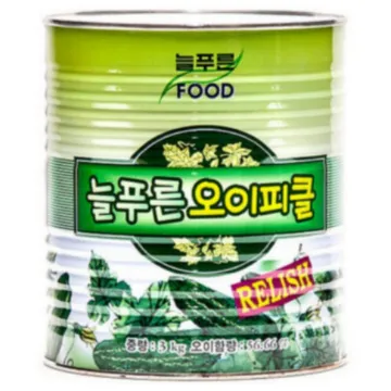 렐리쉬 다진 오이 피클 늘푸른 3KG 캔