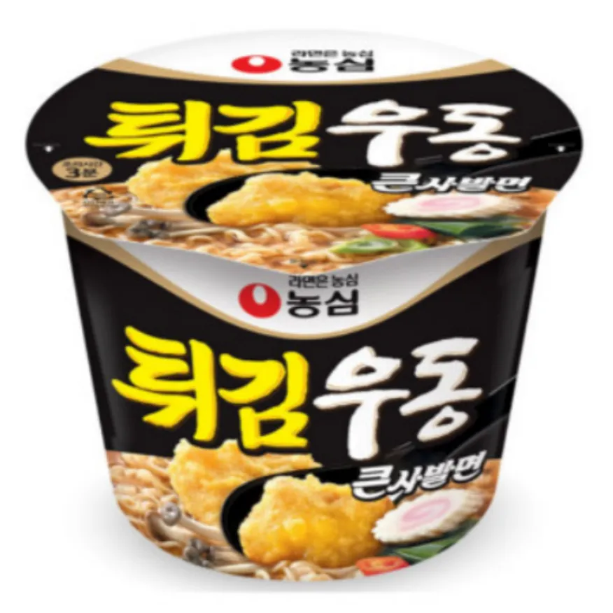 튀김우동 큰사발면 1BOX 111G X 16개입 농심 이미지