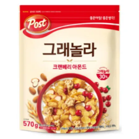 포스트 크랜베리 아몬드 그래놀라 570G 동서