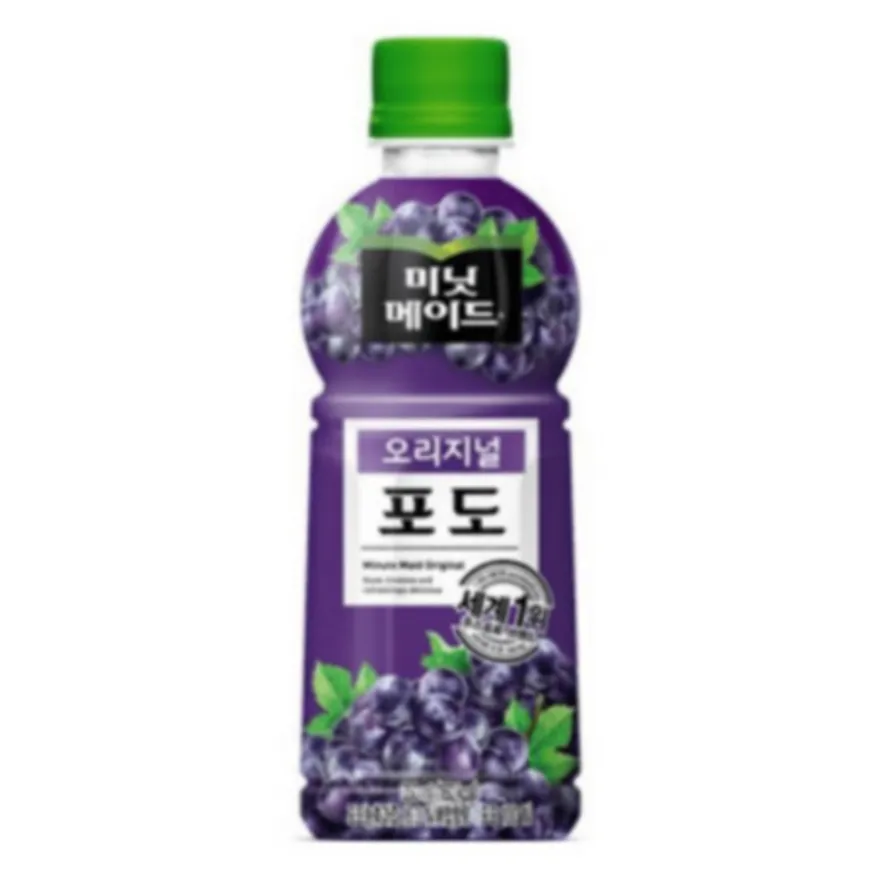 미닛메이드 포도 1BOX 350ML X 24개입 코카콜라 이미지