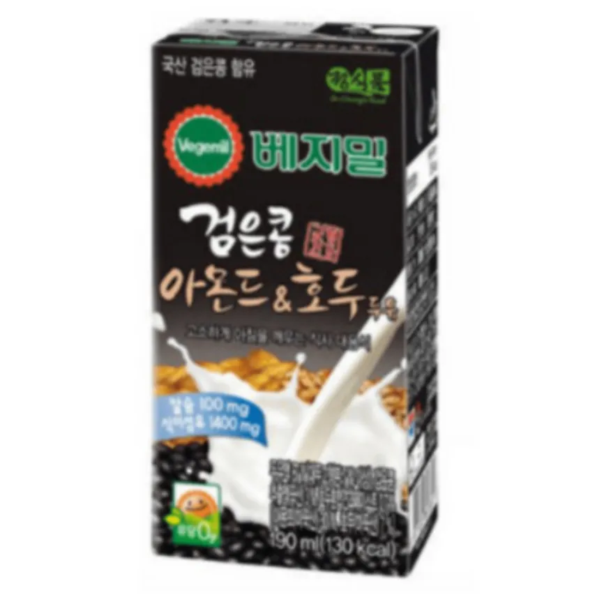 검은콩 아몬드 호두 두유 1BOX 190ML X 24개입 정식품 이미지