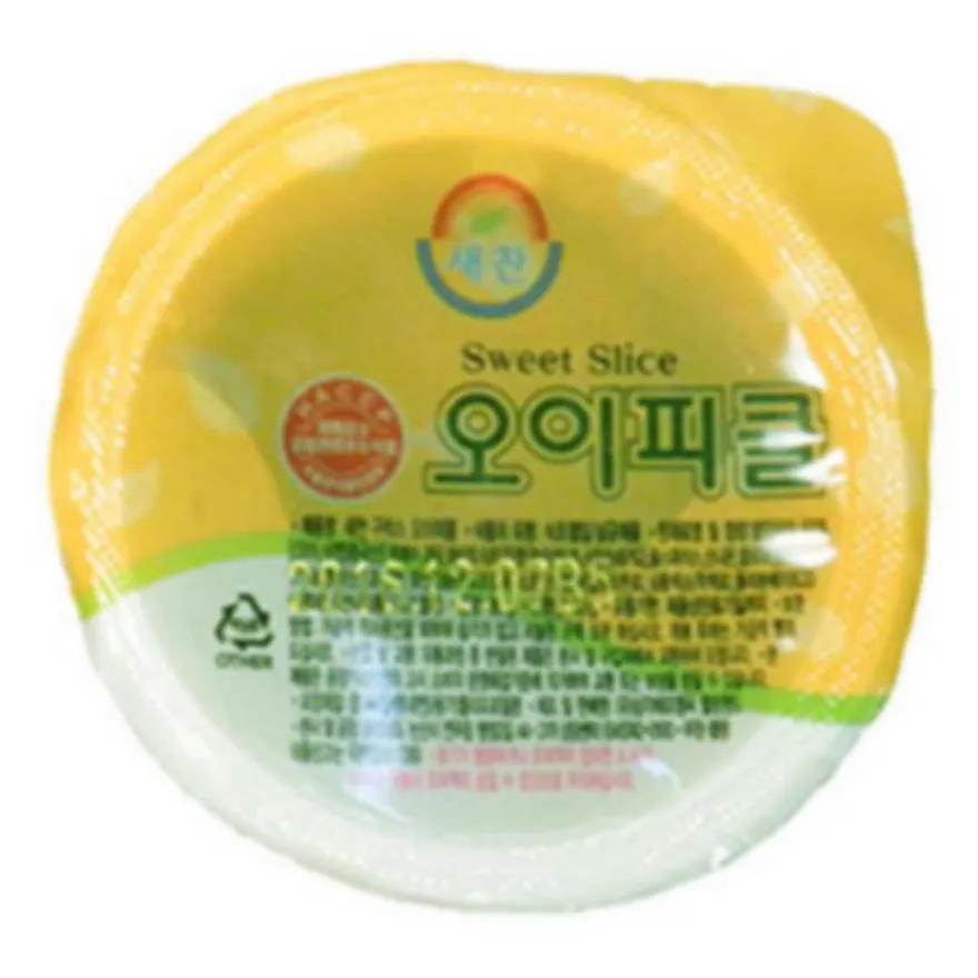 새찬 일회용 오이피클 1BOX 80G X 168개입 이미지
