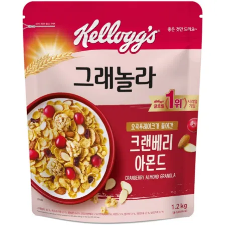 크랜베리 아몬드 그래놀라 1.2KG 켈로그