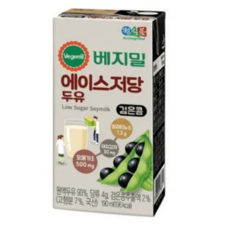 베지밀 에이스 저당 1BOX 190ML X 16개입 정식품