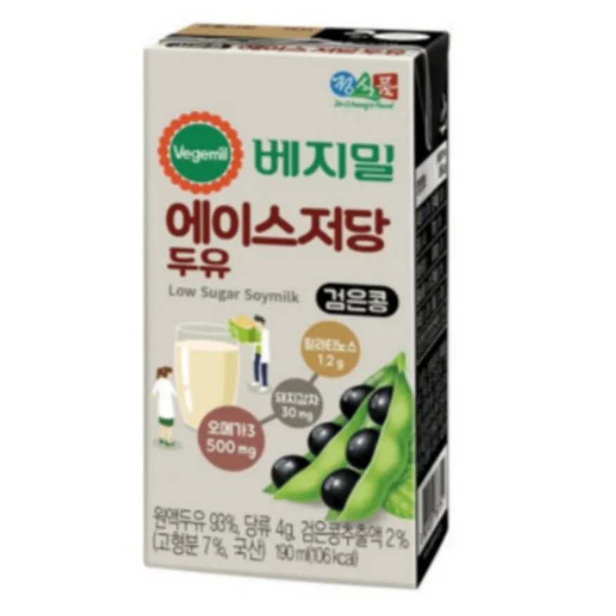 베지밀 에이스 저당 1BOX 190ML X 16개입 정식품 이미지