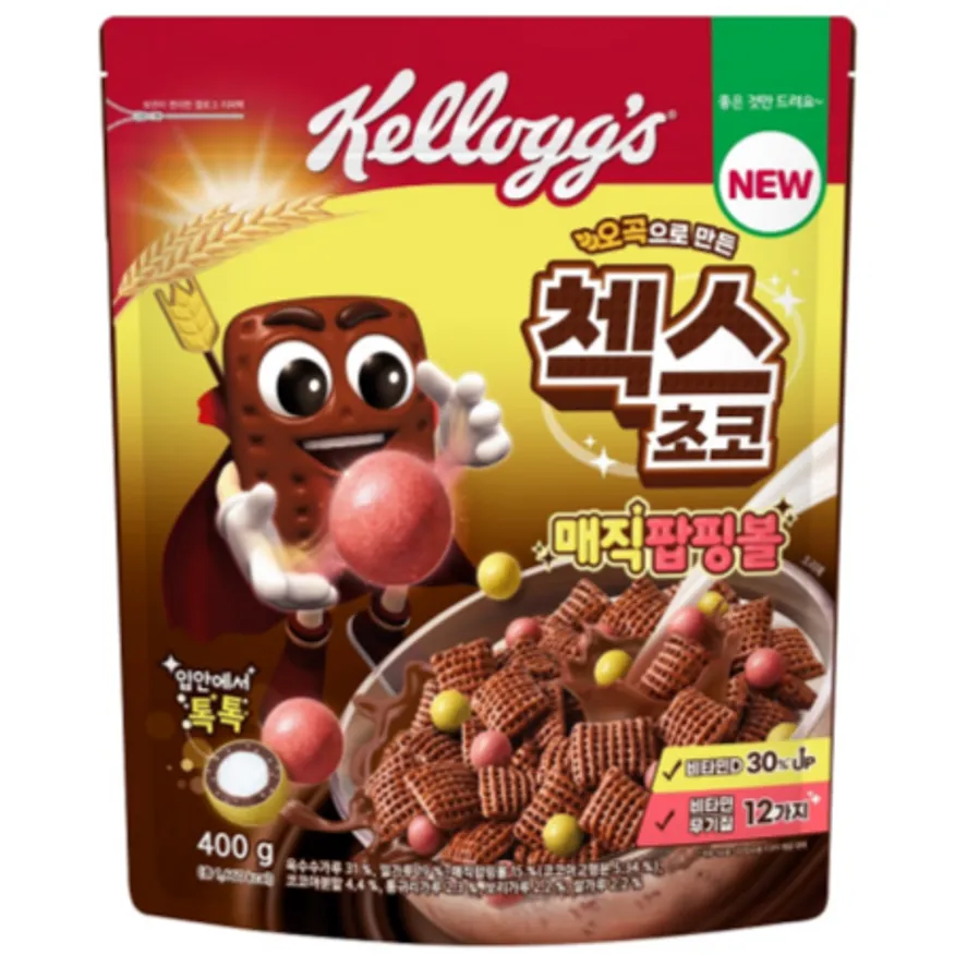 첵스 초코 스노우 초코볼 420G 켈로그 이미지