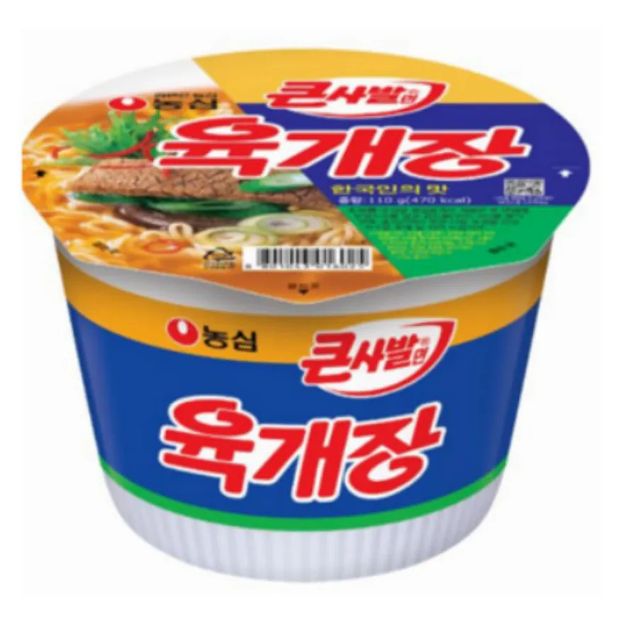 육개장 큰사발면 1BOX 110G X 16개입 농심 이미지