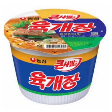 육개장 큰사발면 1BOX 110G X 16개입 농심