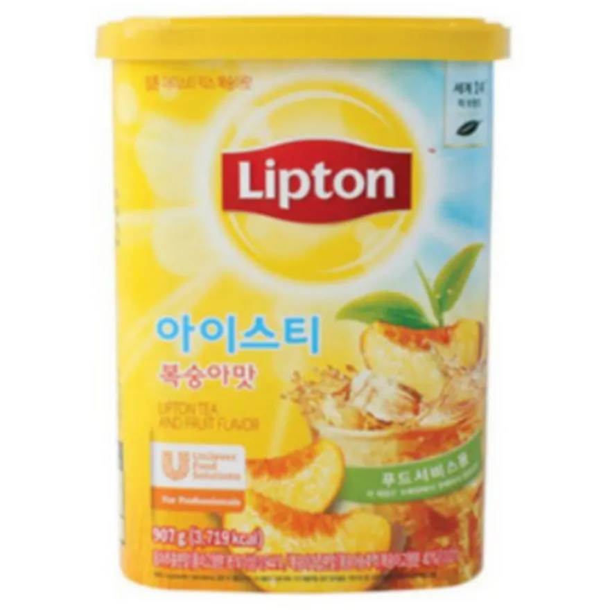 립톤 아이스티 복숭아 907G 이미지