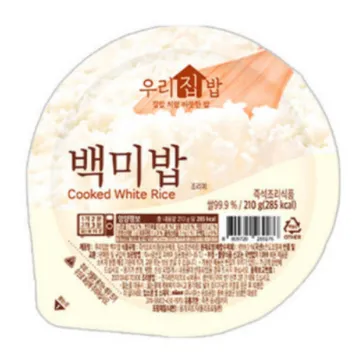 우리집밥 백미밥 1BOX 210G X 24EA 시아스
