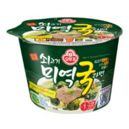쇠고기 미역국 컵라면 1BOX 100G X 12개입 오뚜기