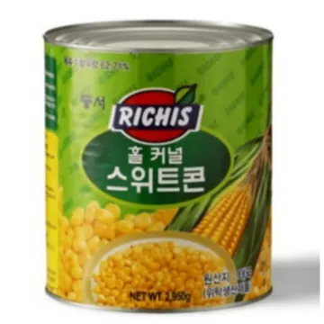 리치스 스위트콘 옥수수캔 2.95KG 동서 1BOX 6개입