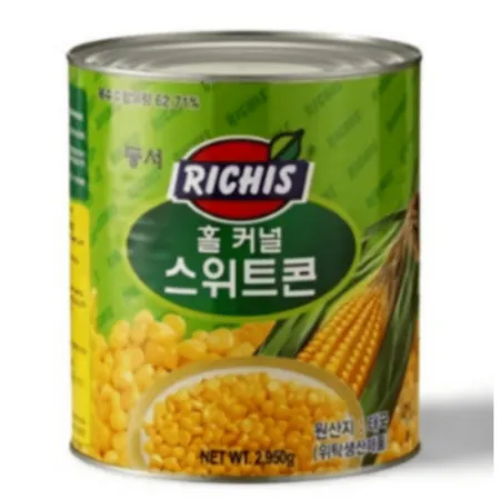 리치스 스위트콘 옥수수캔 2.95KG 동서 1BOX 6개입