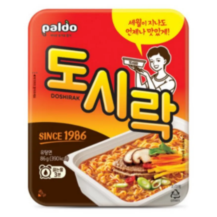 도시락 컵라면 1BOX 86G X 24개입 팔도 이미지