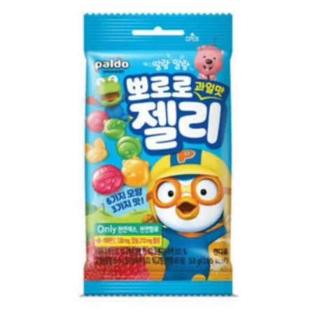 뽀로로 젤리 과일맛 1BOX 53G X 12개입 팔도