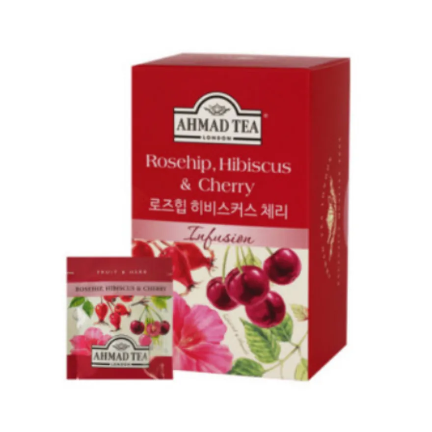 로즈힙 히비스커스 체리 아마드 20T 티백 이미지