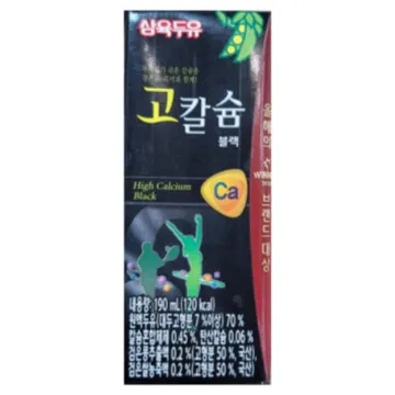 고칼슘 블랙 두유 1BOX 190ML X 24개입 삼육