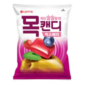 목캔디 믹스베리 217G 롯데제과