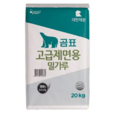 곰표 밀가루 고급제면용 20KG 대한제분 이미지