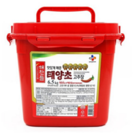 태양초 고추장 해찬들 씨제이 6.5KG