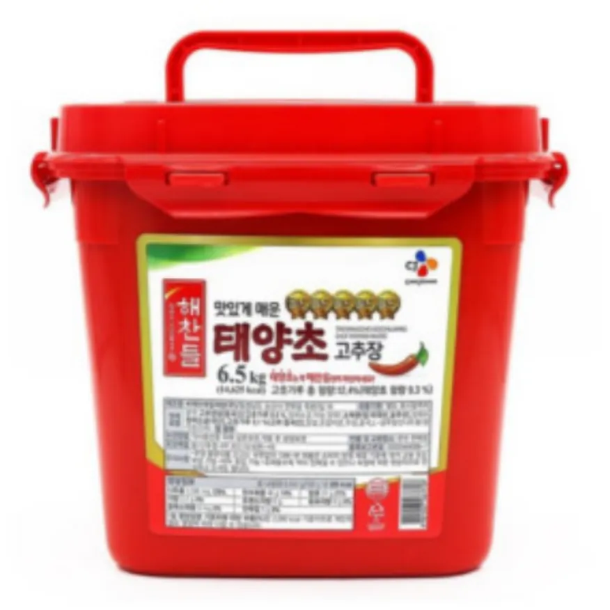 태양초 고추장 해찬들 씨제이 6.5KG 이미지