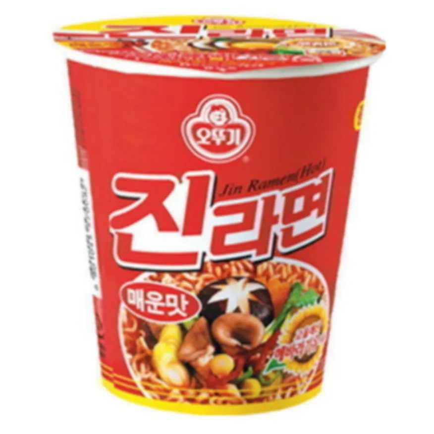 진라면 매운맛 미니컵 1BOX 65G X 6개입 오뚜기 이미지